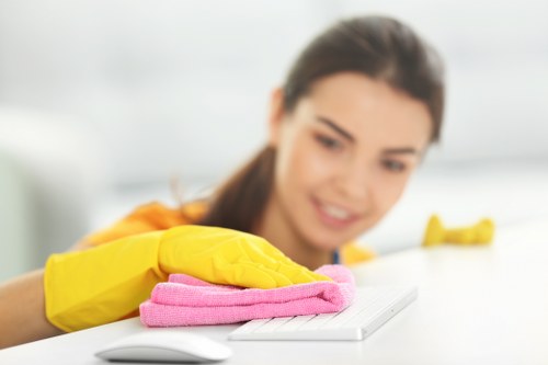 Deep carpet cleaning equipment used in a Hackney property