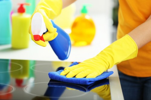 Commercial carpet cleaning service for a Hackney business