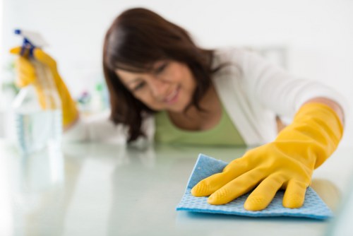 Local cleaning team preparing a Hackney property for a fresh clean