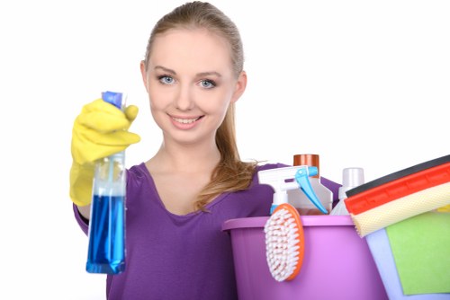 Detailed post-construction cleaning in a Hackney home