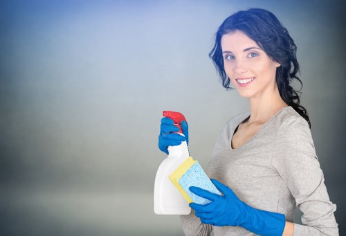 Patio cleaning service for a commercial outdoor area in Hackney